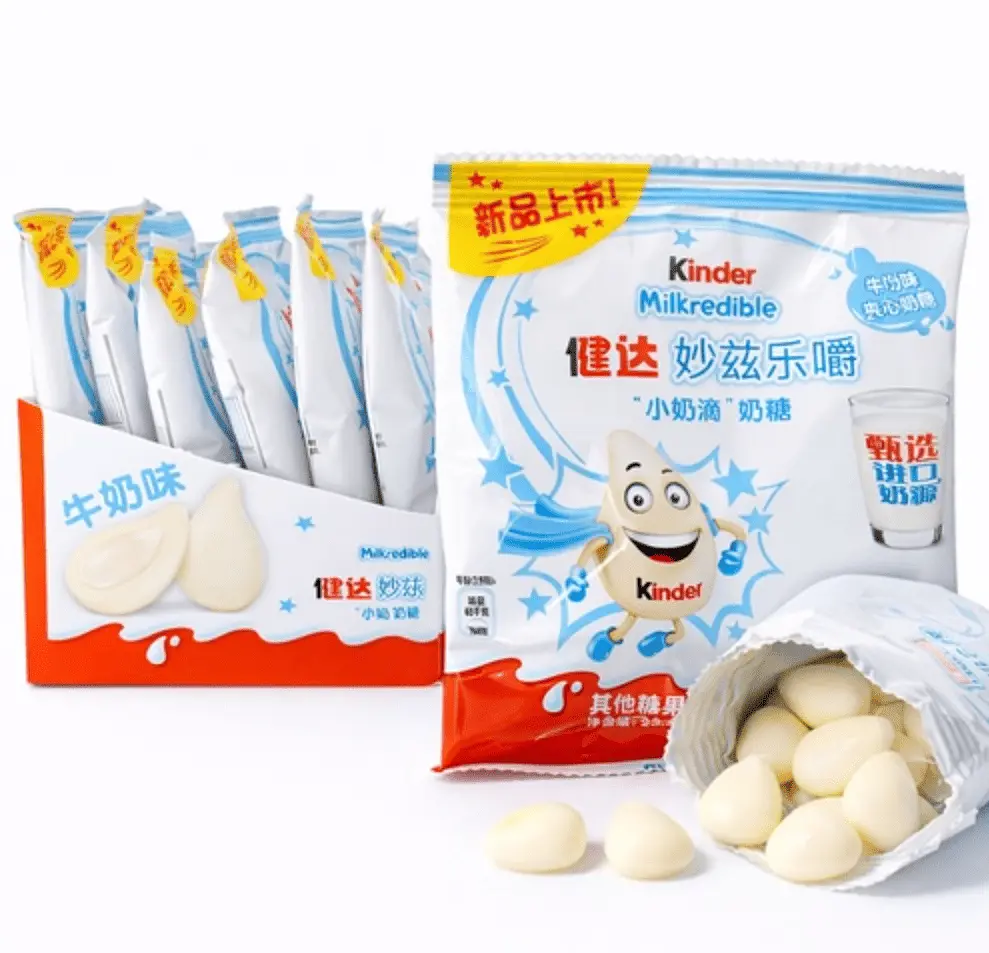 Жувальні цукерки Kinder Milkredible Milk Flavor 23.4г - фото 6