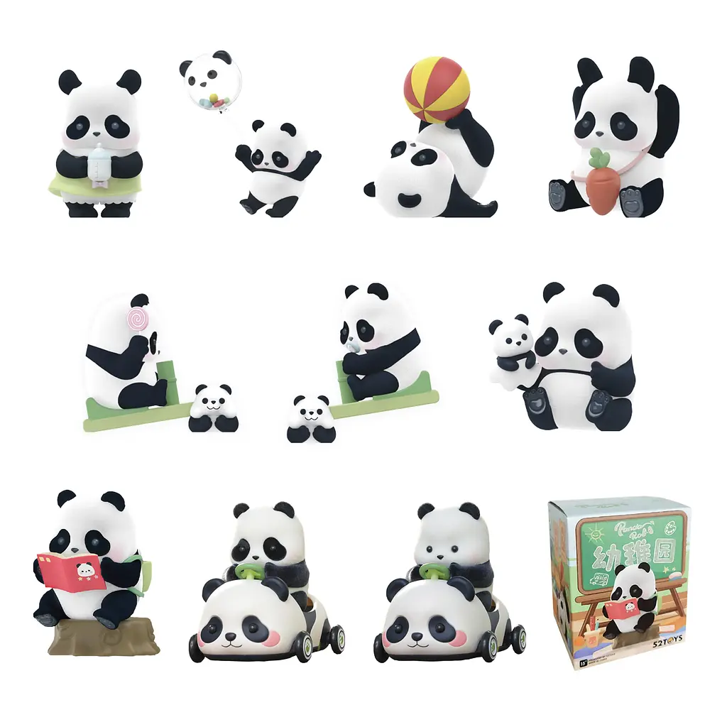 Коллекционная фигурка-сюрприз с аксессуарами 52Toys Panda Roll Kindergarten (123932) - фото 3