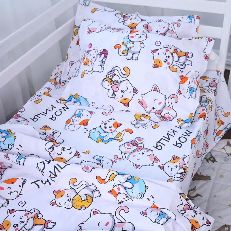 Простирадло дитяче MirSon Бязь Kids Time 17-4817 Lucerne 70х130 см (2200009024818) - фото 2