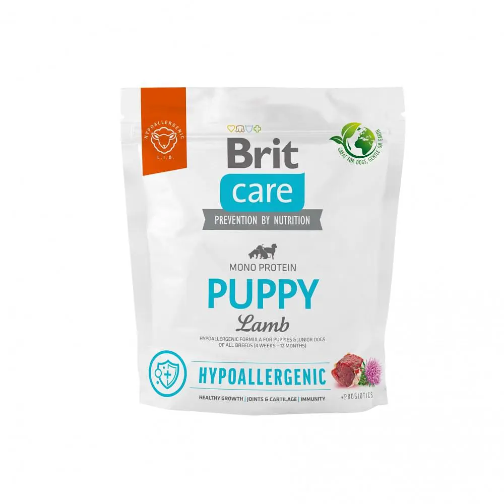 Сухий корм Brit Care Dog Hypoallergenic Puppy для цуценят, гіпоалергенний з ягням 1 кг (арт.172211/558971)