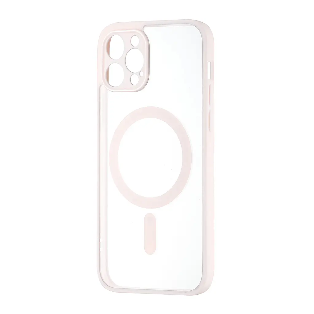 Чохол Color Edge with MagSafe (Protected Camera) iPhone 12 Pro Pink
