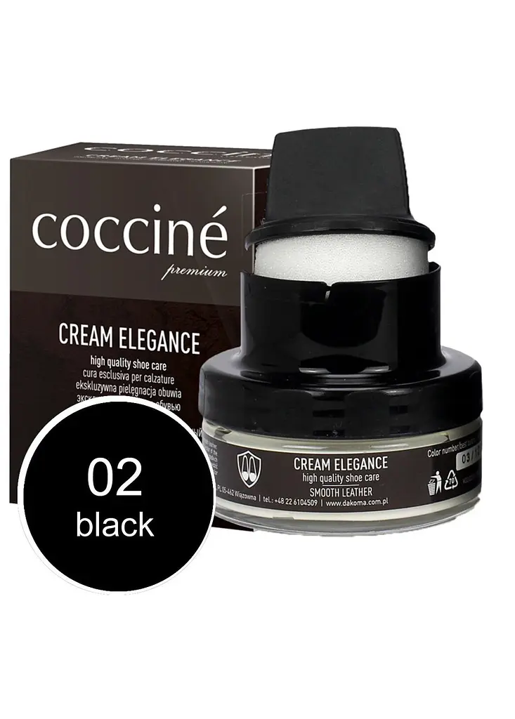 Крем Coccine Elegance для гладкої шкіри, чорний, 50 мл