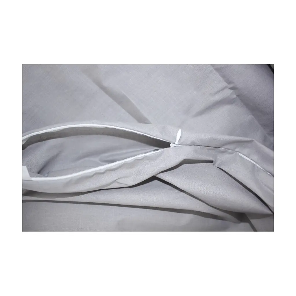 Постільна білизна MirSon Бязь Premium Light Gray 143х210 (2200000948991) - фото 5