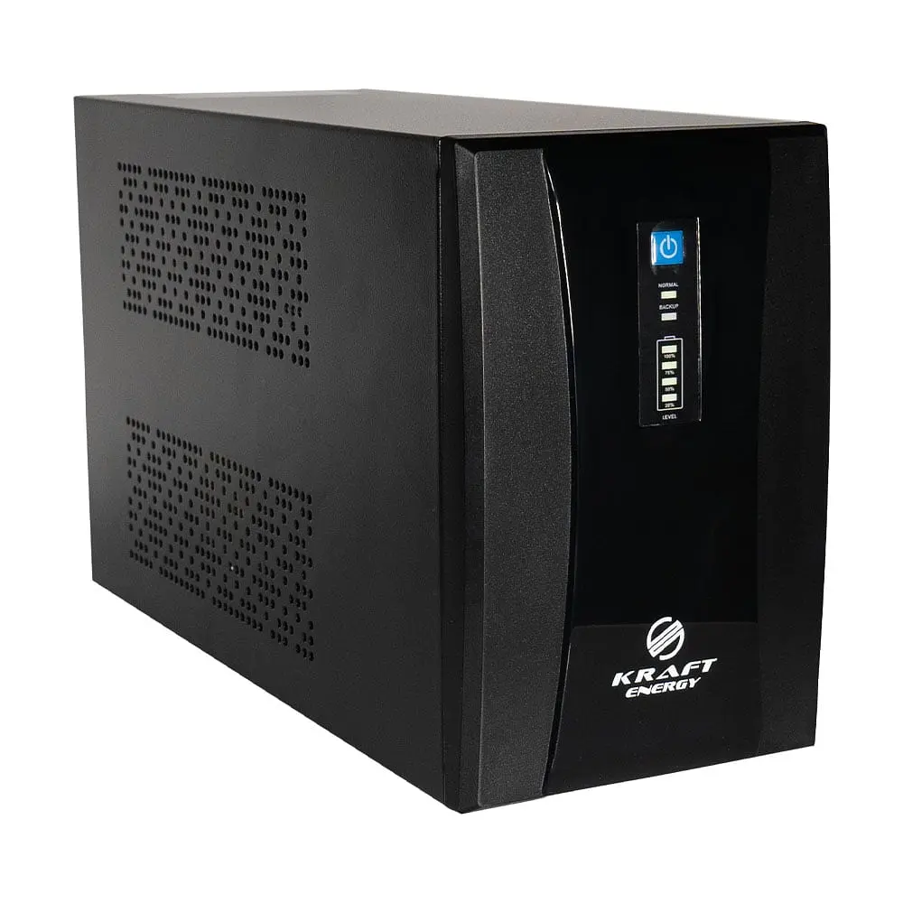 Джерело безперебійного живлення KRF-1200VA/720W(LED) UPS Kraft (42-00005) - фото 3