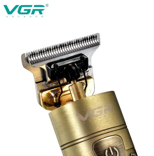 Машинка для стрижки волосся акумуляторна USB стрижка 3 насадки VGR V-076 - фото 2