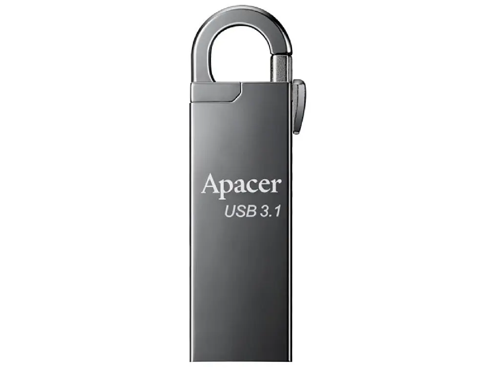 Флеш накопичувач із карабіном Apacer AH15A 128 GB USB 3.1 металевий - фото 4