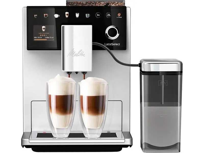 Кавомашина автоматична Melitta Latte Select Silver (F630-211)