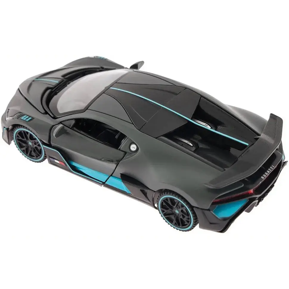 Автомодель інерційна Bugatti DIVO Rastar 64200 grey 1:32 - фото 3
