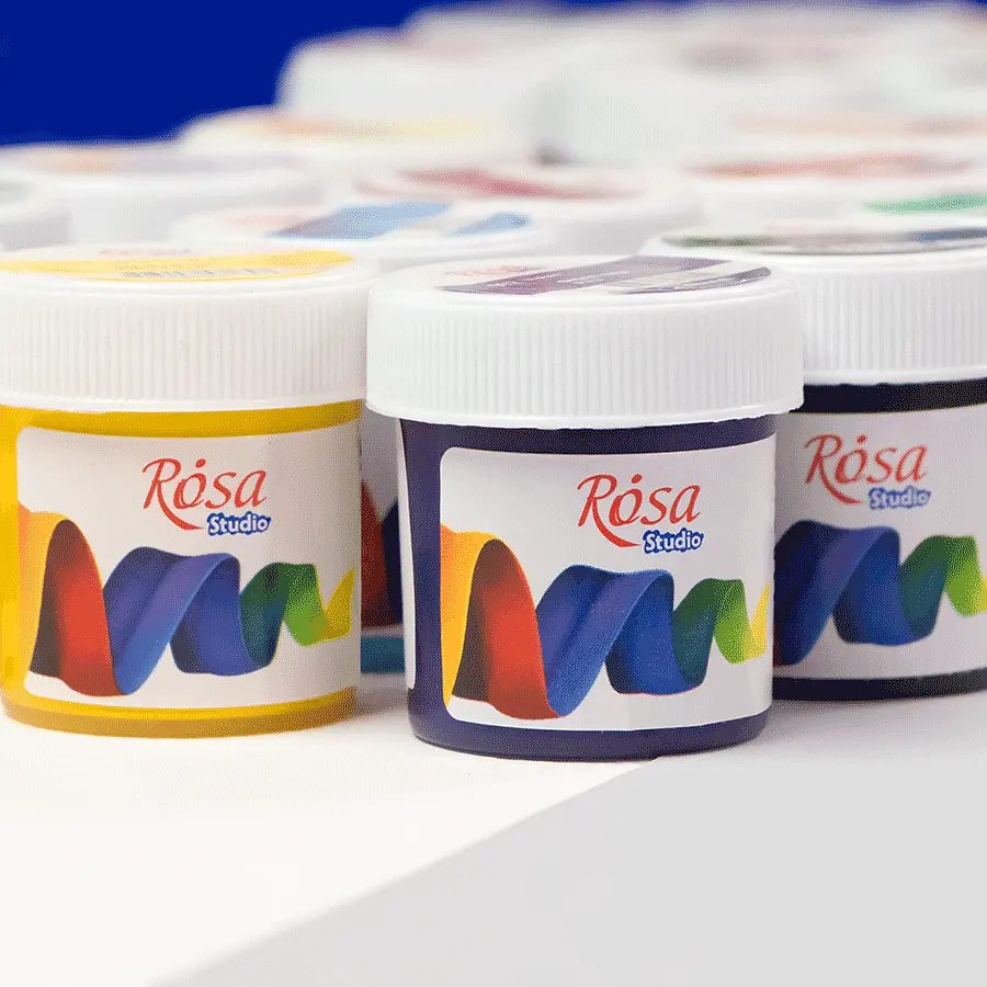Фарба гуашева Білила титанові (901) 20 мл ROSA Studio (4823098531623) - фото 3