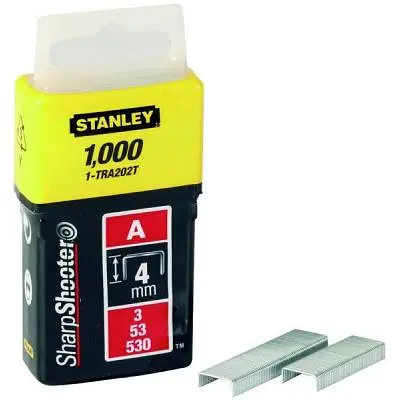 Скоби Stanley Light Duty тип а, 4мм, 1000шт (1-TRA202T) - фото 2