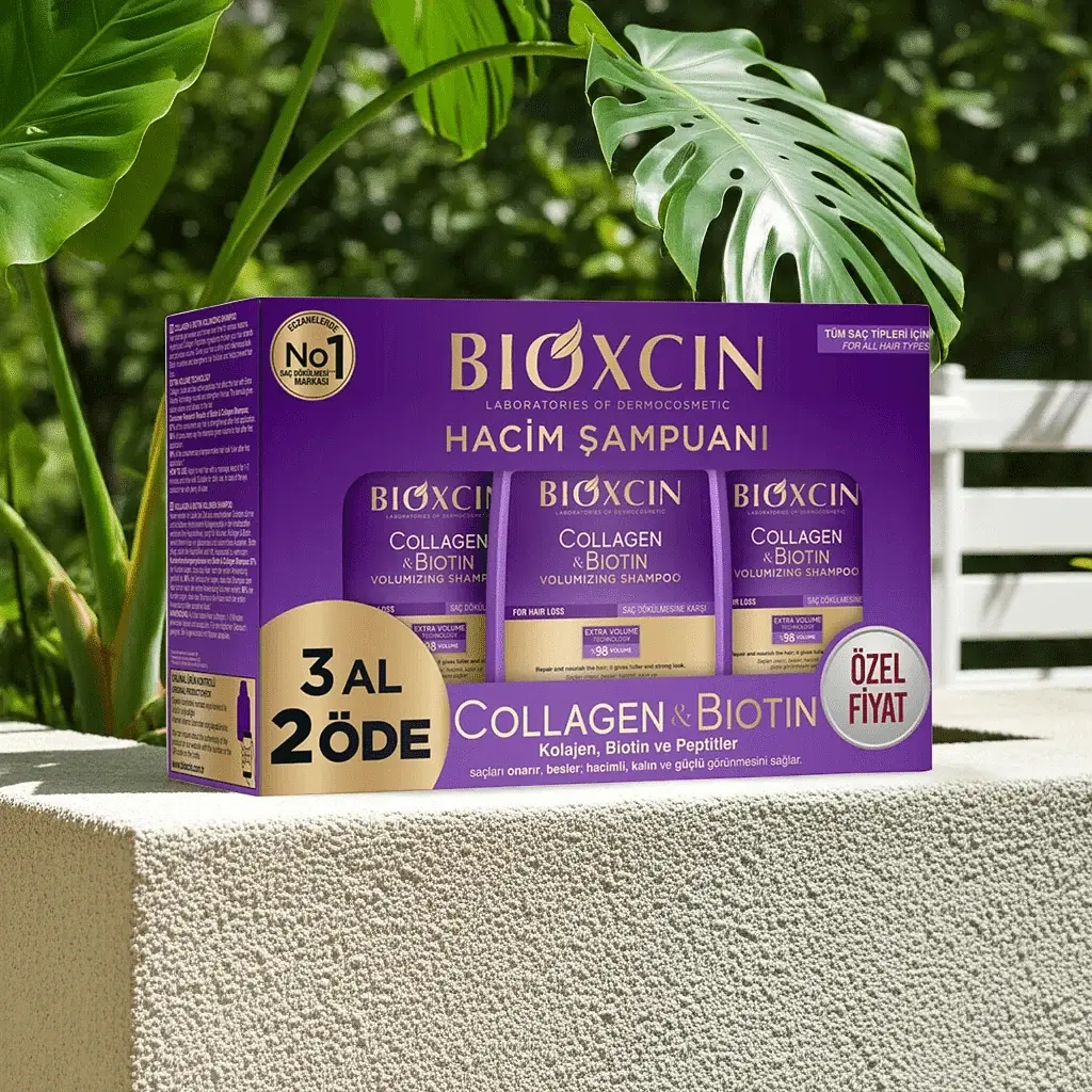 Шампунь для об'єму волосся Bioxcin Collagen and Biotin 300мл - фото 4