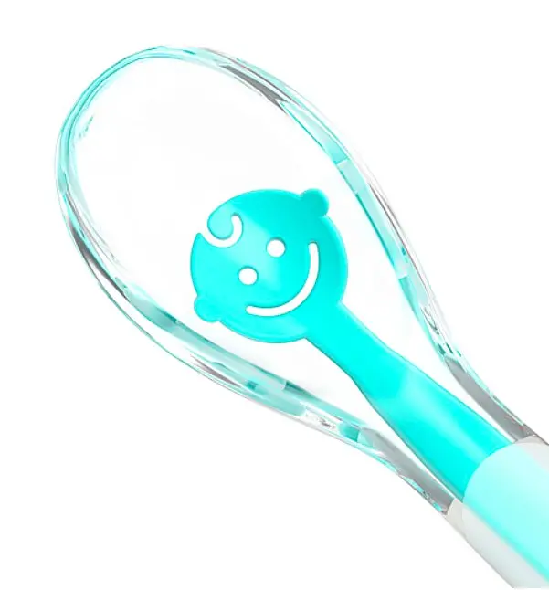Ложка силиконовая BabyOno Baby Smile, голубой (1460) - фото 2