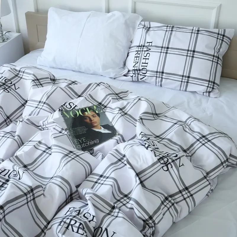 Простирадло MirSon Бязь 17-4763 Forli 220x240 см біле (2200008942182) - фото 2