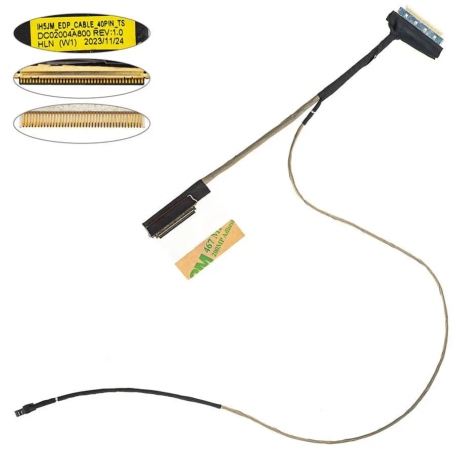 Шлейф матриці для ноутбука Acer (A315-24P) 40 0.5 (DC02004A800)