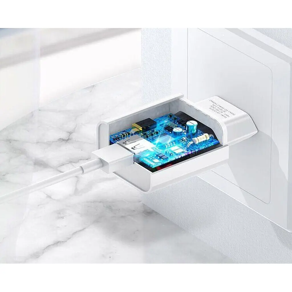 Мережевий зарядний пристрій Usams T18 10W White (US-CC075) [47557] - фото 8