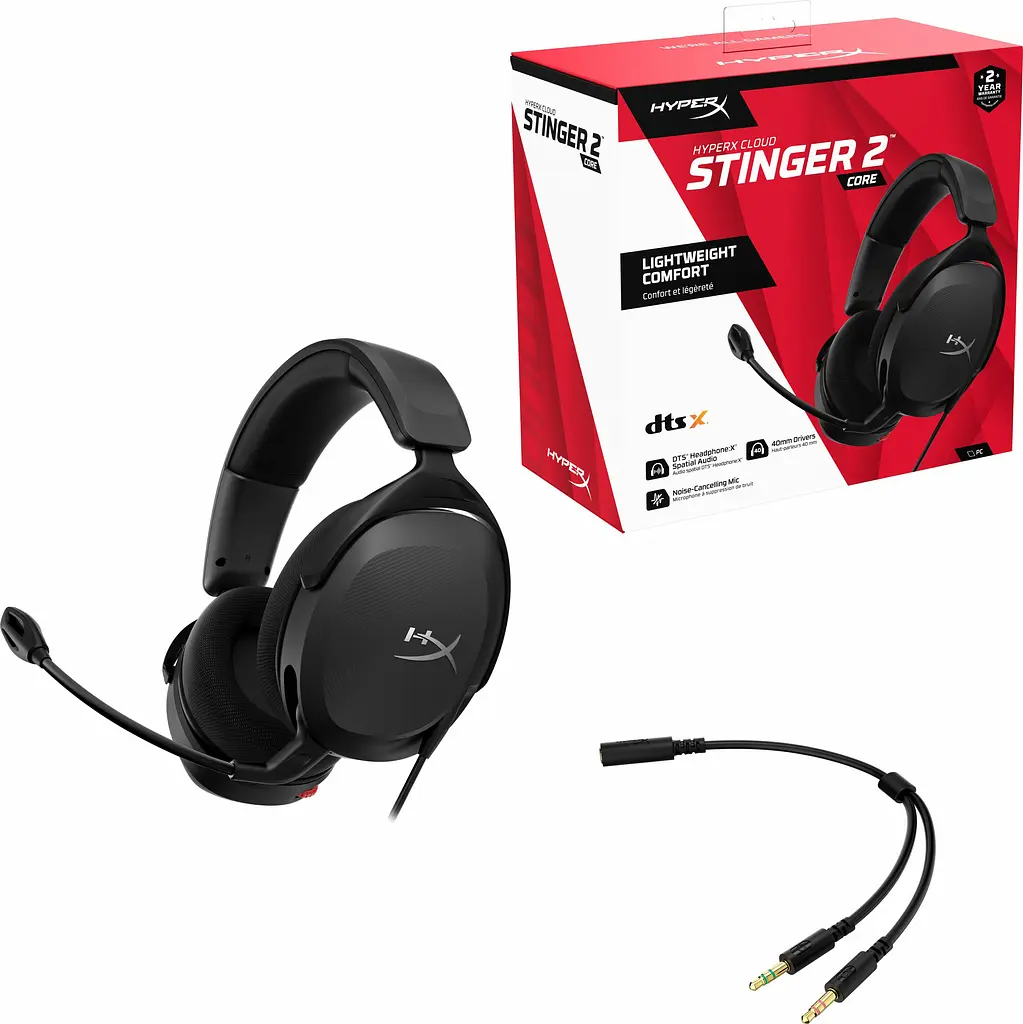 Навушники HyperX Cloud Stinger 2 Core Wired Black (683L9AA) - фото 8