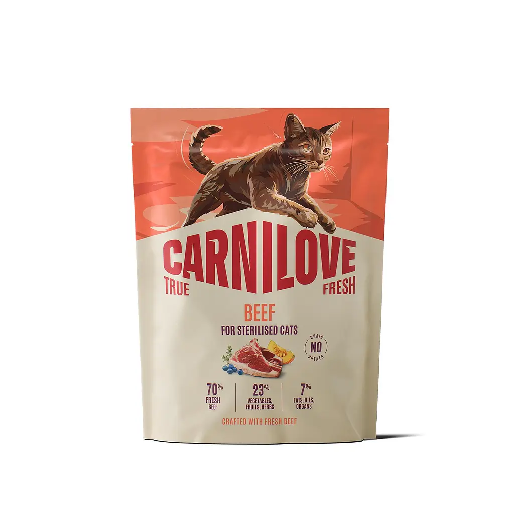 Сухий корм для стерилізованих котів Carnilove True Fresh Beef Sterilised суперпреміум яловичина 400 г