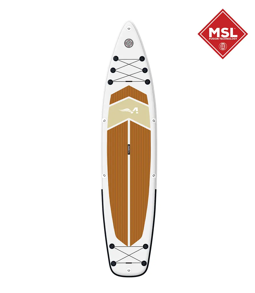 Надувна SUP дошка AERO 2.0 Luxury Yacht Board 12.6" (380x82x15см) Brown - фото 2