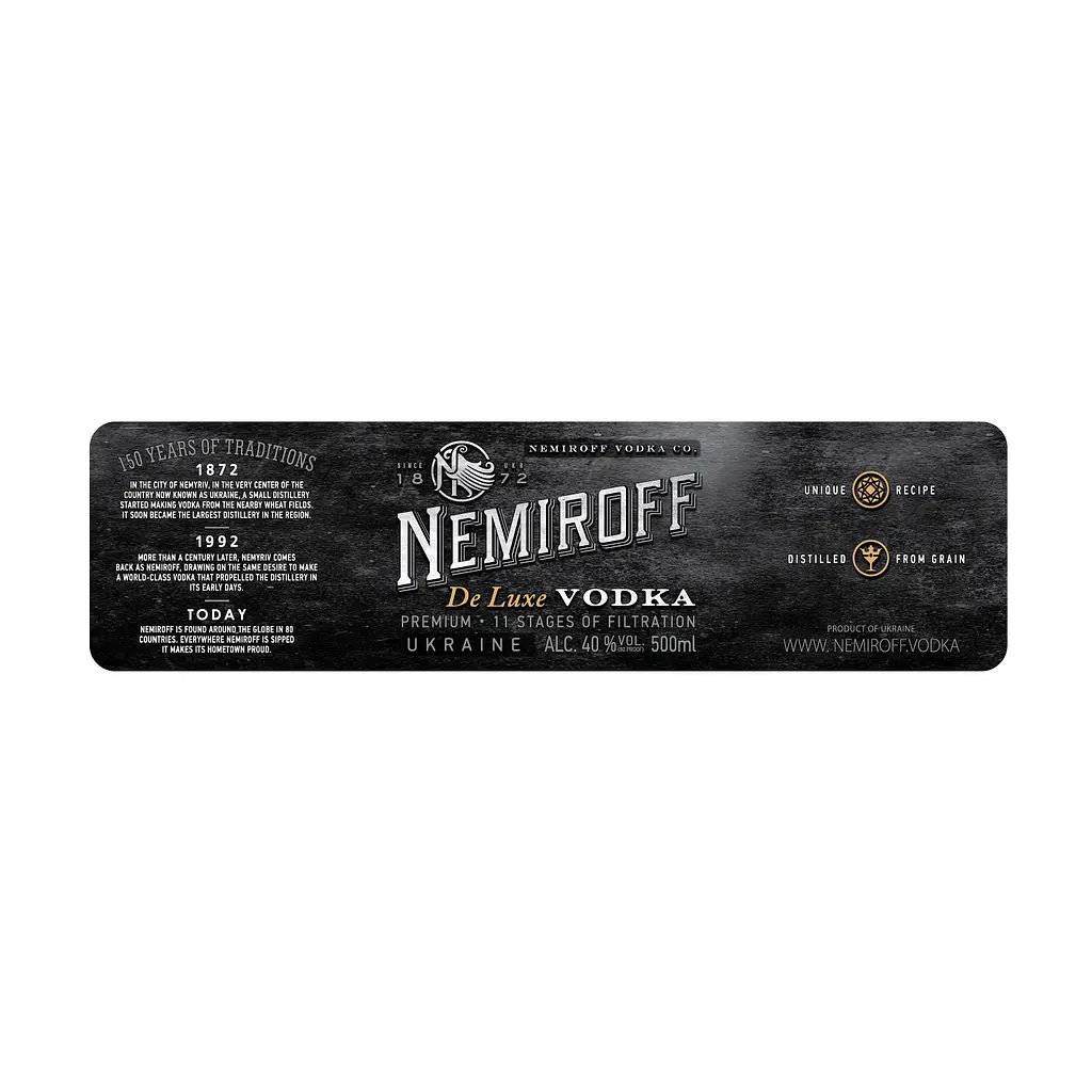 Горілка особлива Nemiroff De Luxe 40% 0.5 л - фото 4