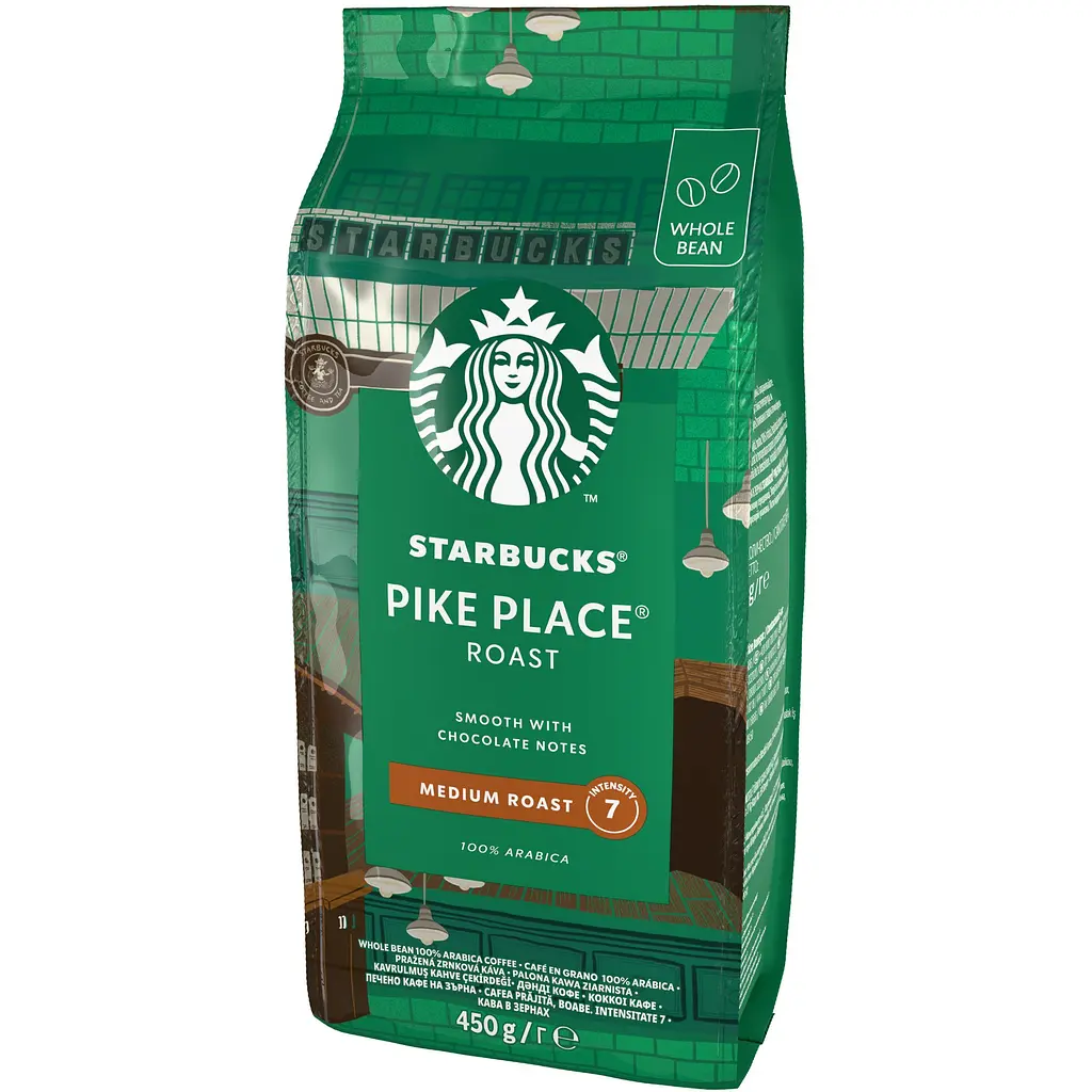 Кава Starbucks Pike Place Роуст 100% Арабіка смажена в зернах 450 г - фото 4