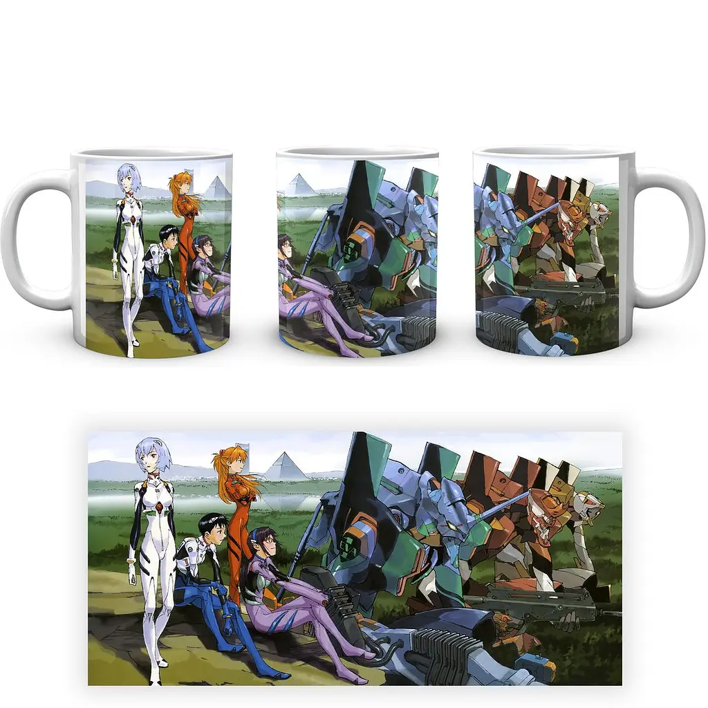 Кухоль GeekLand Evangelion Євангеліон EVA 002.29 330 мл білий - фото 4