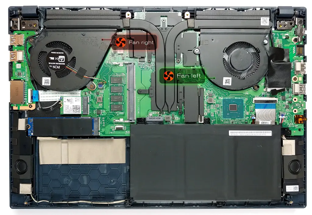 Вентилятор Asus кулер (лівий) для моделей ноутбука A571, F571, FX571, N571, K571, RX571, S571, X571 (13NB0NL0M02011) Asus, 5V, 4pin - фото 3