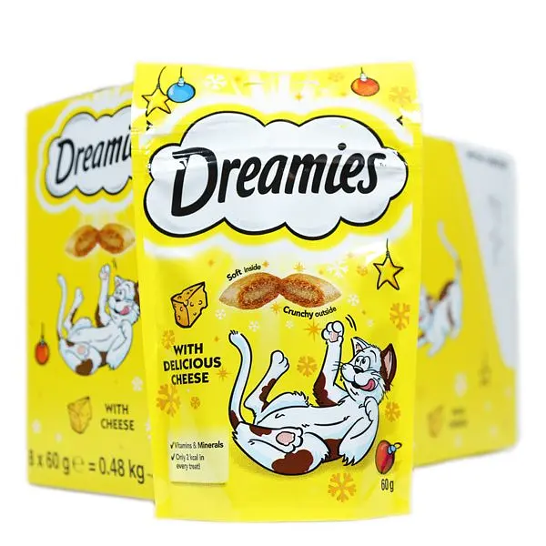 Ласощі для котів Dreamies Cat подушечки з сиром 60 г 037986 - фото 4