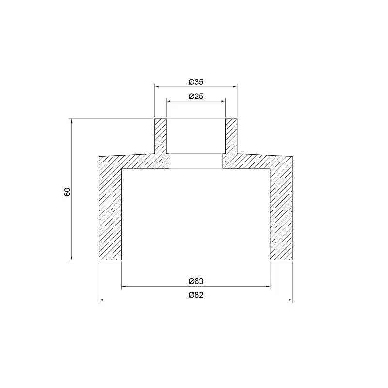 Муфта PPR Thermo Alliance 63х25 перехідна DSB112