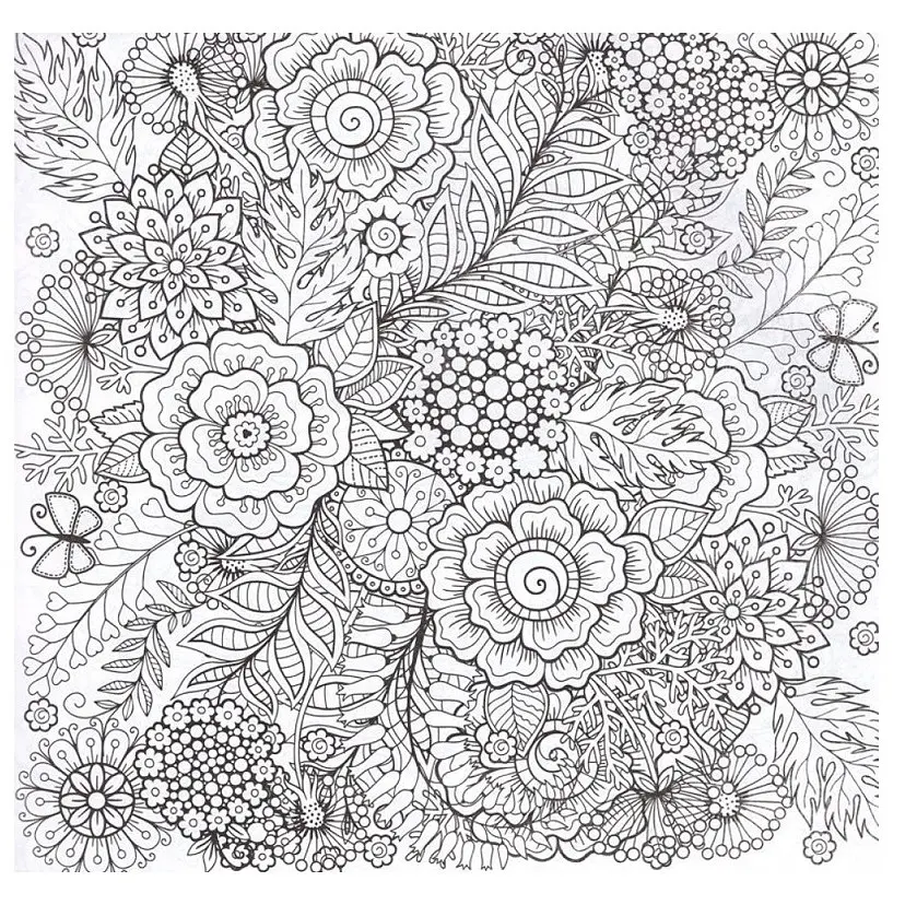 Раскраска-антистресс "Florista" RI16051805, 24 страницы - фото 3
