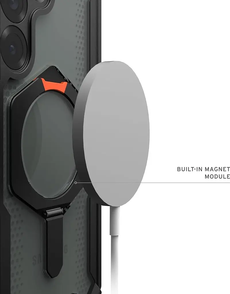 Оригінальний протиударний чохол для Samsung Galaxy S25 UAG Plasma XTE MagSafe Black 214469114097 (S931) з підставкою - фото 7