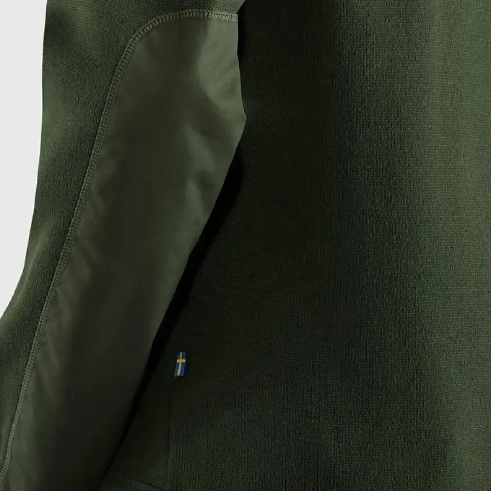 Флісова кофта Fjallraven Ovik Fleece Zip Sweater Deep Forest XL (1004-87317.662.XL) - фото 3