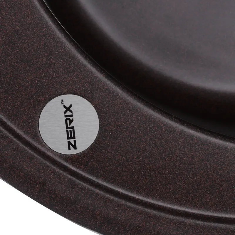Кухонна мийка Zerix ZS-510R-12 коричнева ZX4536, Коричневий - фото 3