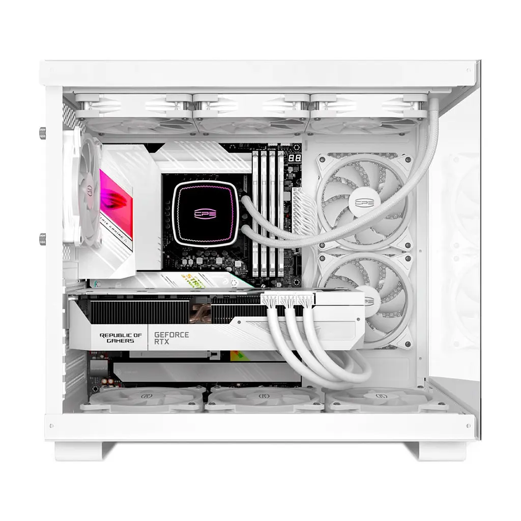 Корпус для ПК PcCooler C3 T500 ARGB WH - фото 5
