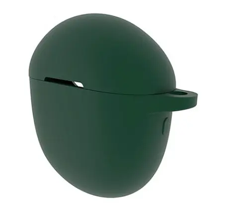 Чехол-накладка DK Silicone Candy Friendly с карабином для Realme Buds Air 2 (011383) (green) - фото 4