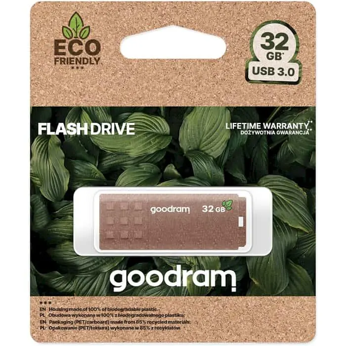 Флеш-накопитель GoodRam USB Flash 32GB USB 3.0 UME3 ECO FRIENDLY, Retail (UME3-0320EFR11) - фото 4