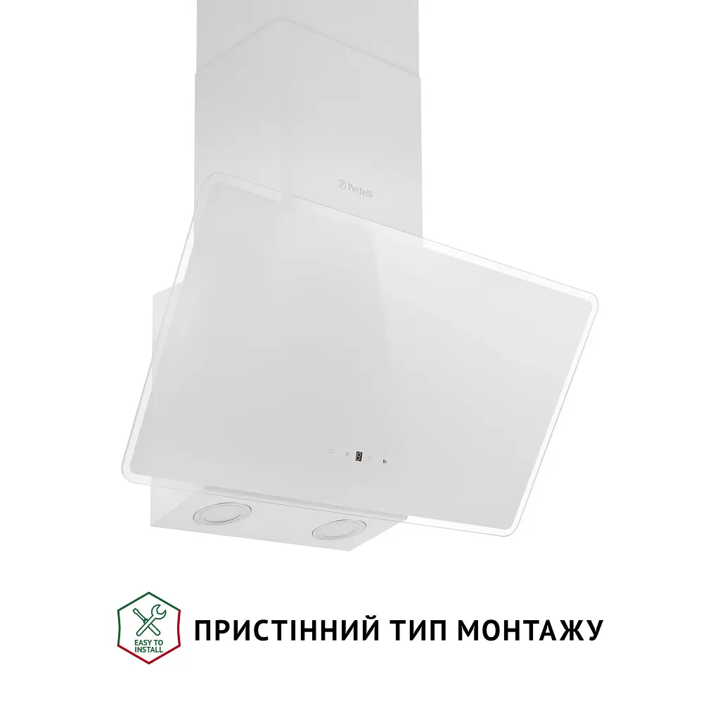 Витяжка декоративна похила Perfelli VICCO 6HSR BIANCO - фото 2