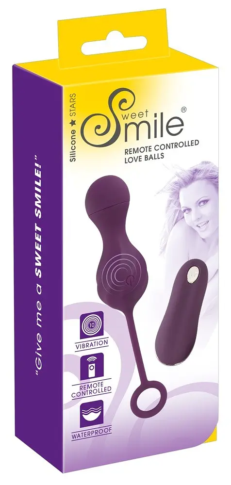 Вагінальні кульки Sweet Smile Remote Controlled, 17 см, фіолетовий - фото 9