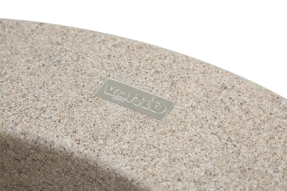 Каменная мойка Ventolux Fabia Brown Sand 500x200 мм - фото 6