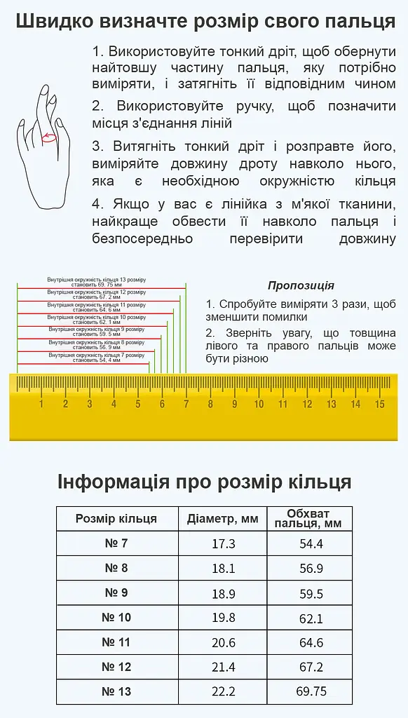 Смарт-кольцо трекер сна Somni Ring под Окружность пальца 54-70мм 7 размеров 10 (1195-02) - фото 7