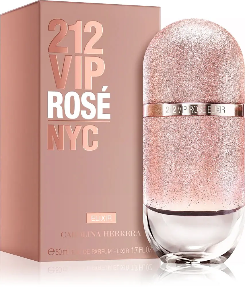 Оригінал Carolina Herrera 212 VIP Rose Elixir 50 мл Парфумована вода - фото 2