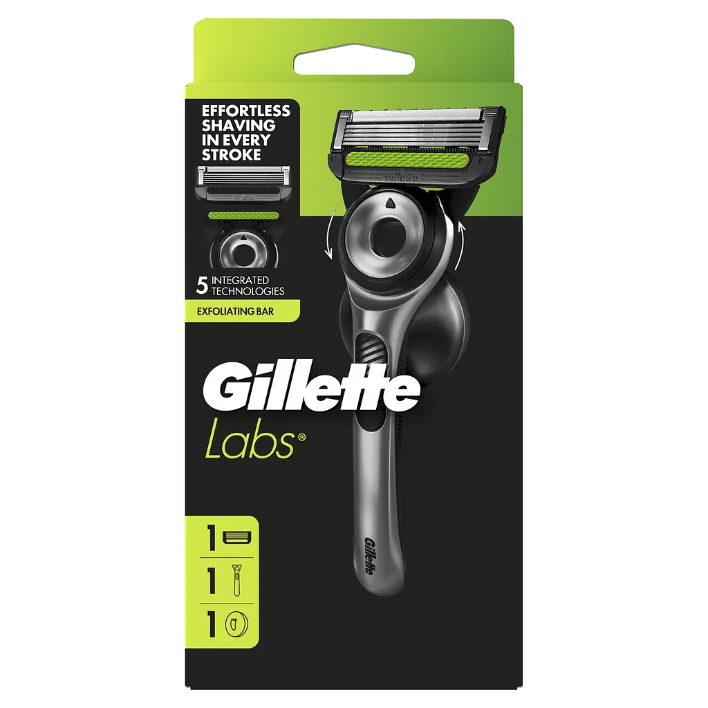 Станок для гоління чоловічий Gillette Labs з 1 змінним картриджем - фото 2