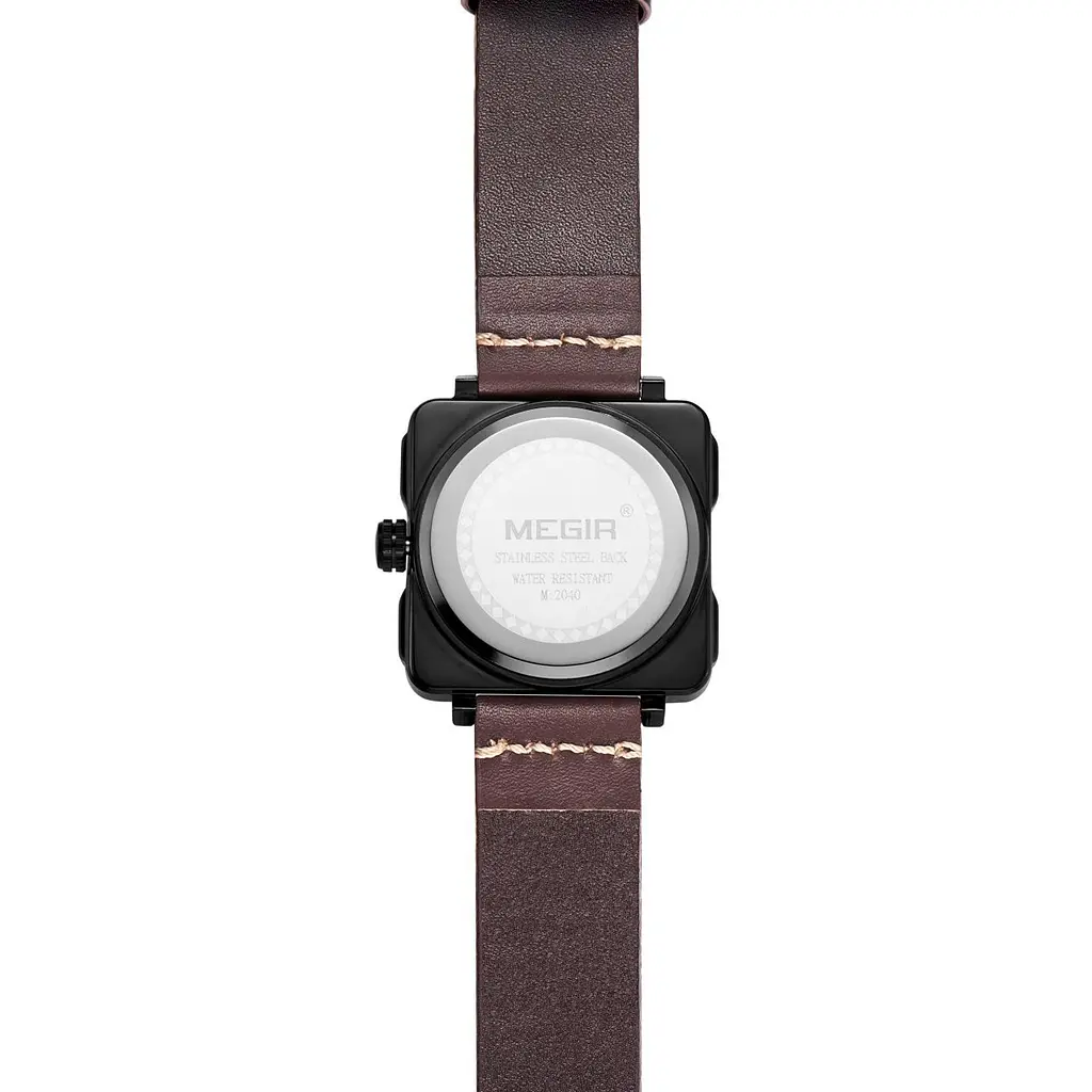 Чоловічий годинник Megir MG2040 Black Brown - фото 2