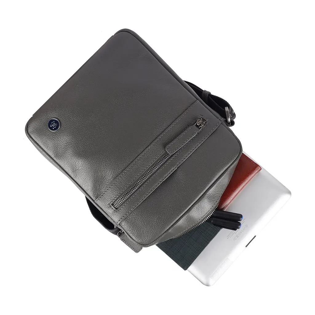 Сумка Brampton London Crossflow Grey (64405 GREY) - фото 5