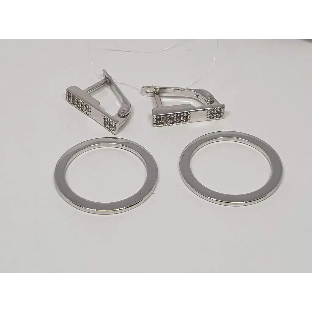 Срібні сережки трансформери Dear. 3524.1С - фото 6