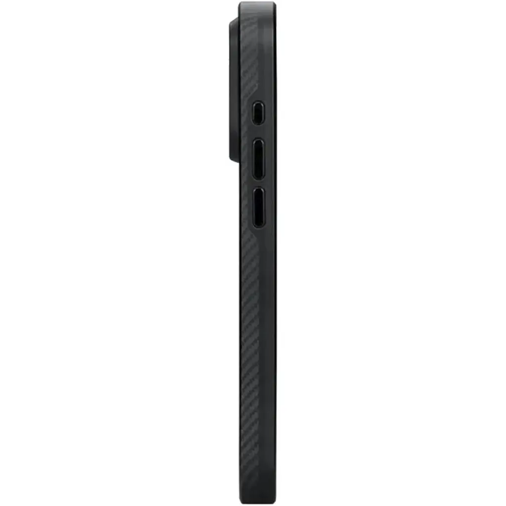 Чохол-накладка Pitaka MagEZ Case Pro 4 Twill 600D Black/Grey для iPhone 15 Pro Max (KI1501PMPA) - фото 5