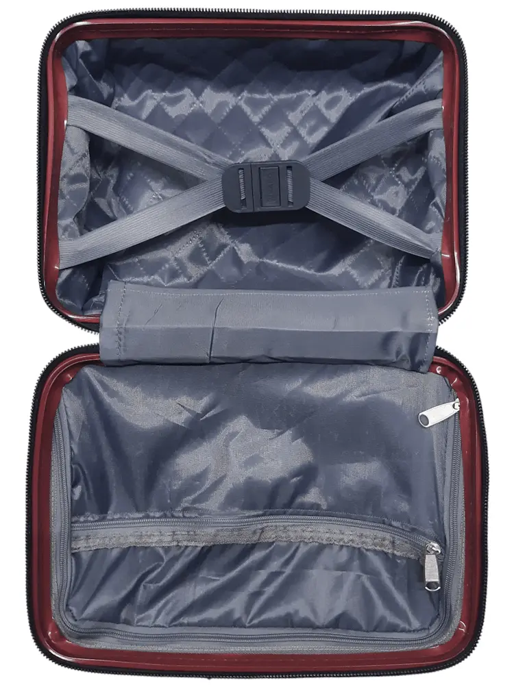 Бьюті-кейс Milano bag 0306/14 Маленький S Бордовий - фото 6