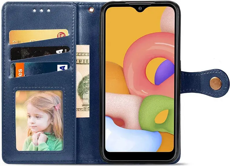 Чохол-книжка GETMAN Gallant Cover Case для Tecno Camon 19 Neo Blue [84390] - фото 4