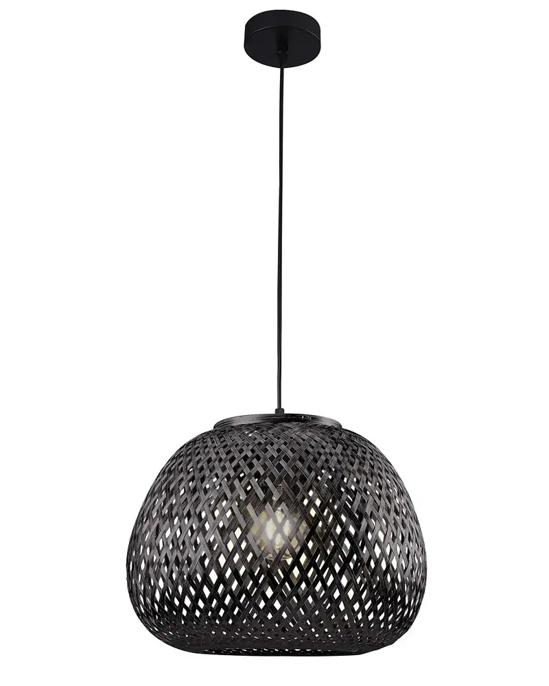 Люстра в стиле бохо, подвесной светильник Goldlux 329219 Zanzibar E27 1x20W IP20 Черный - фото 3