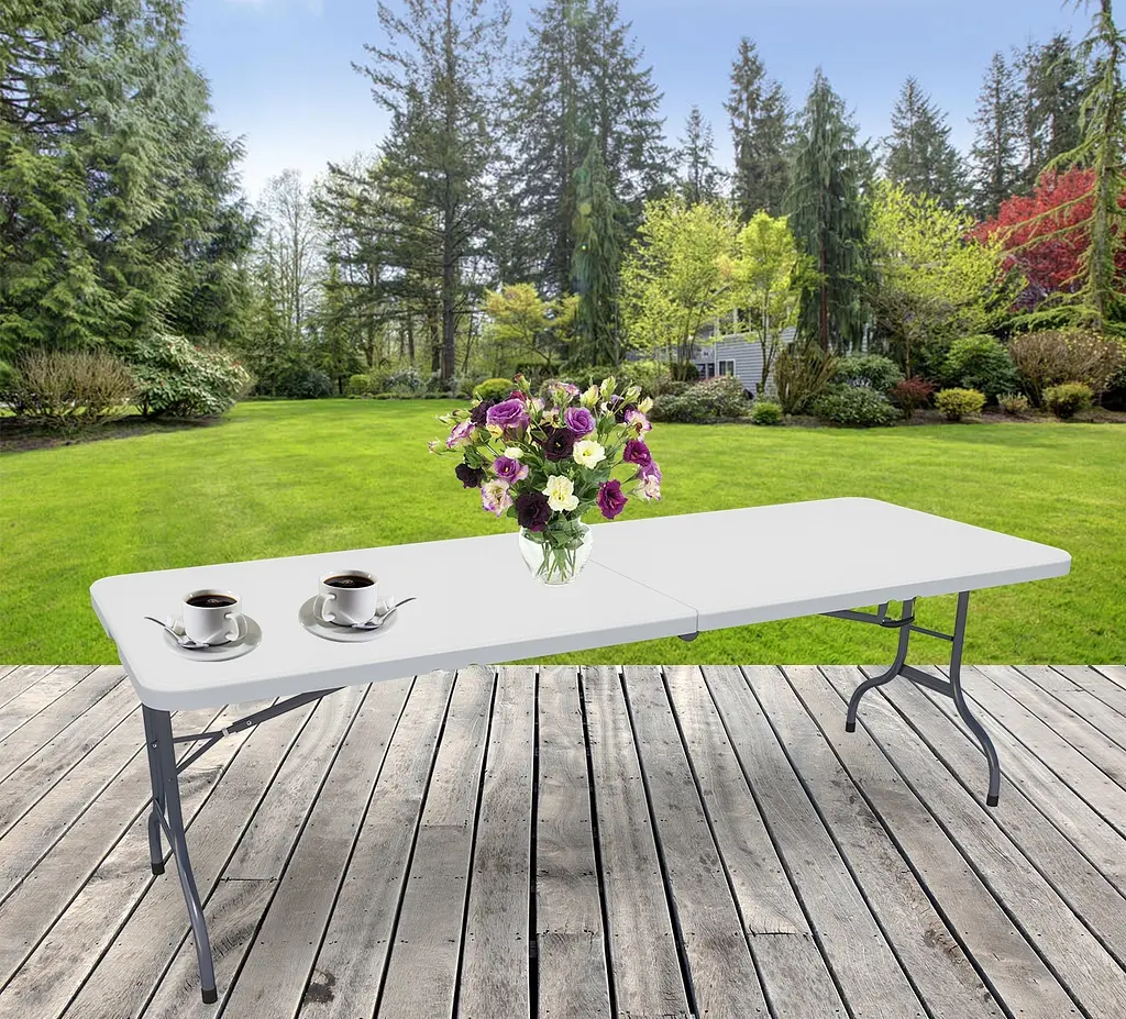Стол складной переносной Damon 180х74x74 White (O9) - фото 3