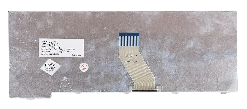 Клавіатура для ноутбука Acer Aspire 4710, 4520, 5315, 5520, 5710, 5710G, 5710Z, 5710ZG, 5720, 5920 White - фото 2